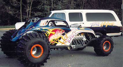 Mud racer and tow vehicle