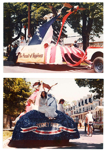 1976 float design 
and construction with William Balliet